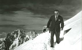 Dino Lora Totino sul Monte Bianco