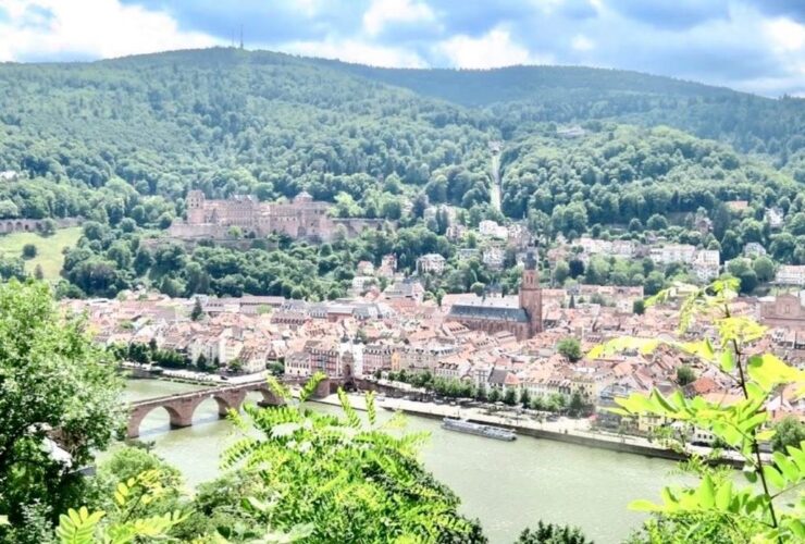 vista di Heidelberg dalla Philosophenweg