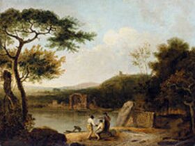 lago d'Averno dipinto del 1765 - anonimo (fonte wikipedia)