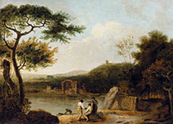 lago d'Averno dipinto del 1765 - anonimo (fonte wikipedia)