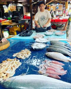 jakarta - mercato del pesce
