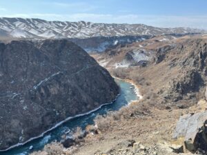 il fiume in fondo al canyon